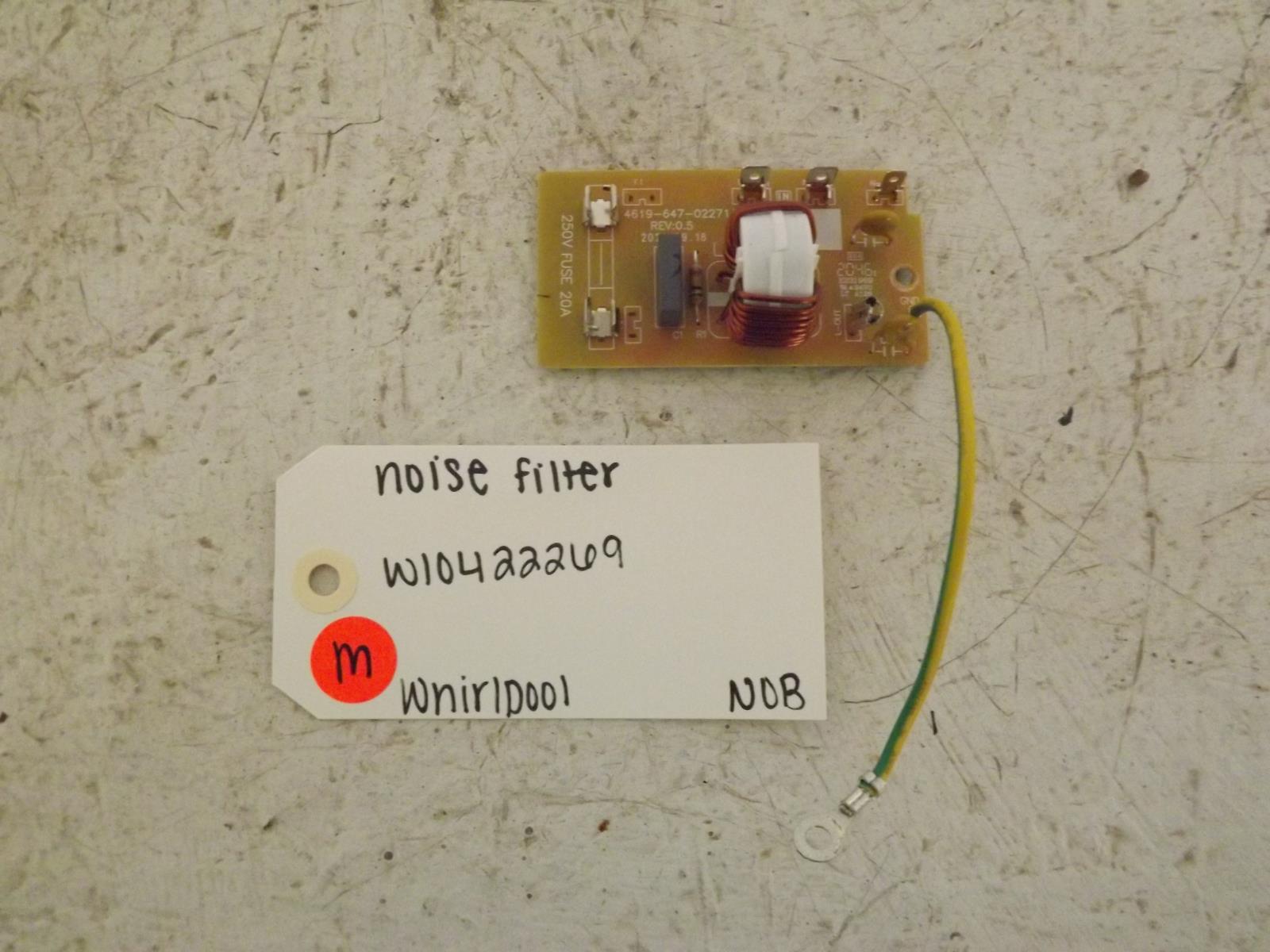 Whirlpool Microwave W10422269 Noise Filter New Whirlpool Microwave W10422269 Noise Filter New